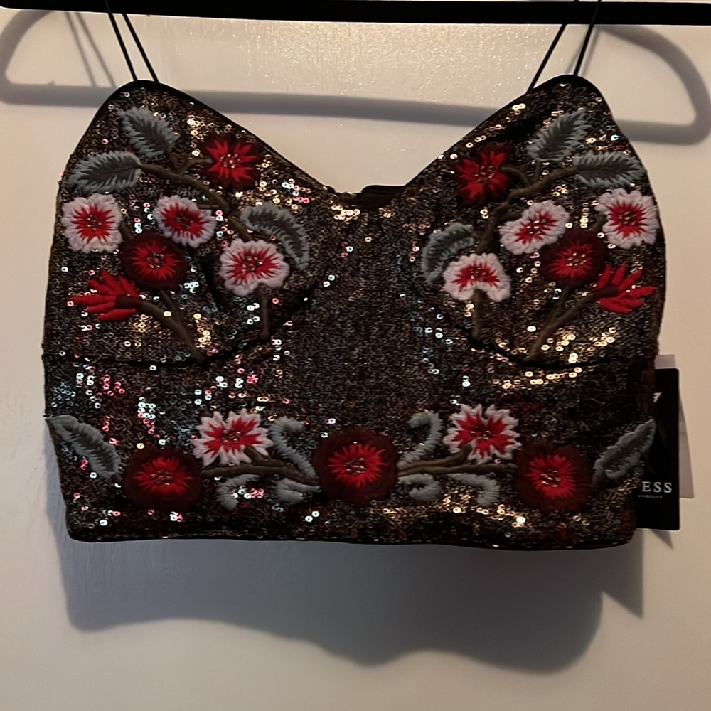 Guess embroided cami size small